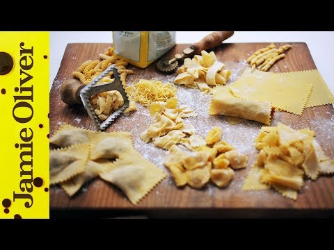 How To Make Pasta Shapes | Jamie's Comfort Food | Gennaro Contaldo How To Make Pasta Shapes | Jamie's Comfort Food | Gennaro Contaldo