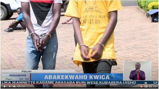 Polisi yerekanye batanu bakekwaho kwica Nsengayire Anicet, wiciwe mu  Mudugudu wa Cyugamo