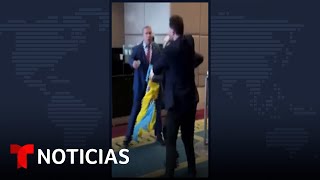 Delegado ucraniano ataca en cumbre