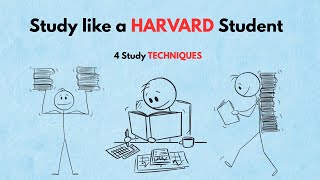 4 Study TECHNIQUES That Harvard Students Use. Study Tips.
