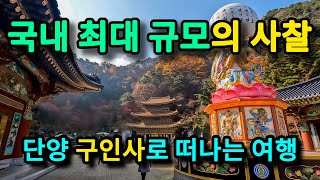 국내 최대 규모의 사찰을 다녀왔습니다. 이국적인 풍경의 단양 구인사~!!