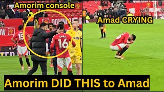 Ruben Amorim CONSOLED Amad Diallo who was CRYING after the loss to Crystal Palace| Man Utd News