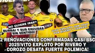 2 RENOVACIONES CONFIRMADAS CASI 2025!VITO ARRECHO POR RIVERO Y COROZO DESATA FUERTE POLEMICA!