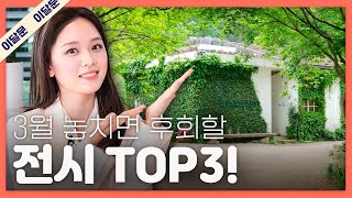 3월 한 달 동안 꼭 가볼만한 전시 TOP 3! + 관람 꿀팁! / 이달의 문화예술