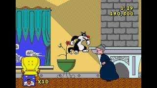 Mega Drive Longplay [259] Sylvester & Tweety in Cagey Capers