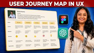 How to Make User Journey Map in UX using Figma | User Journey Map UX