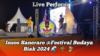 Insos Saneraro - LIVE PERFORM @ Festival Budaya Biak 2024 🌊 🌴 🍃