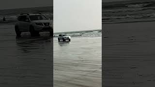 Thrilling drive in Muzhuppilangad drive-in beach..  #beachdrive #driving #drift