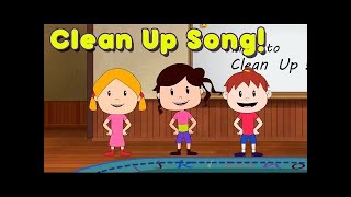 Clean Up Song for Children - Kindergarten and Preschool Song by ELF Learning 2019