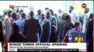 Bunge Tower Official Opening, Presided Over by President William Ruto