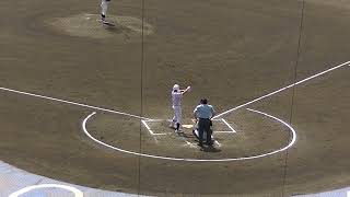 山村学園4番酒井大輝くんを抑える浦学の芳野大輝くん 【高校野球 埼玉春季大会決勝 浦和学院 対 山村学園2022年5月4日】