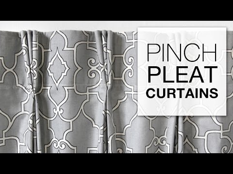 DIY Pinch Pleat Curtains with Pleater Tape DIY Pinch Pleat Curtains with Pleater Tape