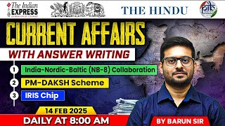 Daily Current Affairs By Barun Sir | 14 Feb. 2025 | Edu Teria