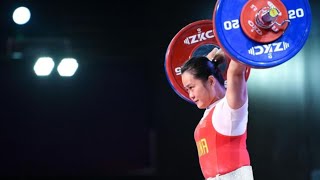 全运回放 Full match：举重女子64公斤级决赛 | Weightlifting Women's 64kg Final | 2021 Chinese National Games 2021年9月