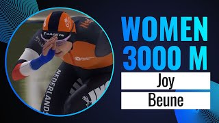 Joy BEUNE (NED) | Winner | 3000m Women | Salt Lake City 2024 | #SpeedSkating