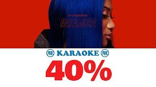 Aya Nakamura - 40% | Karaoké, instru avec paroles