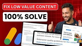 How to solve thin content error in google adsense | Low value content adsense issue solve 2026