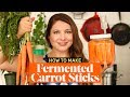 How to Make Lacto-Fermented Carrot Sticks