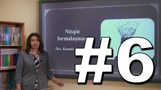 Psixologiya Videodərs 6 (Nitqin formalaşması)