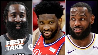 Stephen A. and Max debate the NBA MVP race: James Harden, Joel Embiid and LeBron | First Take