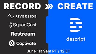 Record and Create: New, Faster Podcast and Video Workflow