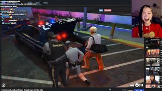 Fanfan Dies Laughing at an Old Clip of X Evading the PD | NoPixel GTA RP