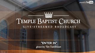 Wednesday Evening Meeting of the Temple Baptist Church • February 12, 2025