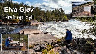 En tur langs elva Gjøv i Gjøvdal, Åmli kommune på Agder