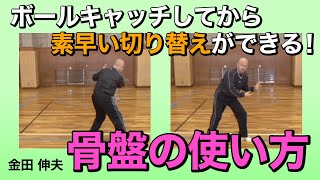 【バスケ】無駄な動作をなくした素早い切り替えができる骨盤の使い方！【金田伸夫】バスケットボール専門チャンネル