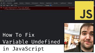 How to fix undefined variable error in JavaScript