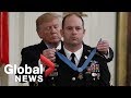 President Trump awards Congressional Medal of Honor