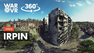 360° Video | Irpin | See the ruined city of Irpin from the war in VR 360°