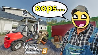 Farming Simulator 19 Fails - FS19 FIRST Time Gameplay