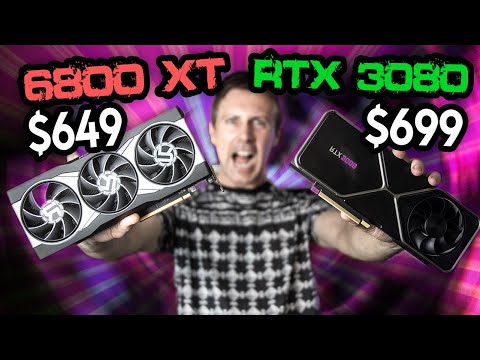 6800 XT против RTX 3080… КТО КОРОЛЬ?