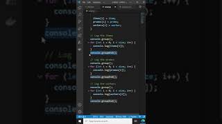 console.group() for debugging - JavaScript Tutorial for Beginners