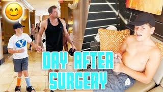 DAY AFTER SURGERY | ROAD TO RECOVERY | POST SURGERY UPDATE