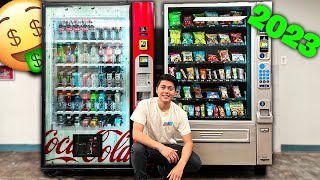 This Is HOW MUCH 4 Vending Machines Made IN A MONTH!
