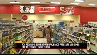 FDA recalling some heartburn, blood pressure medicines that may present a cancer risk