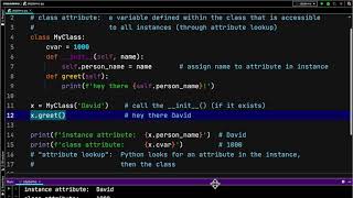 Classes 4: Class Attributes