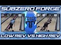 SUBZERO FORGE REVIEW  |  2 Bowlers - Low Rev vs High Rev!