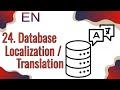 24. Localization in DB. Approaches to Storing Localized Data in Database. Caching Database Table(EN)