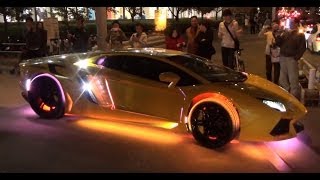 エンジンサウンドが凄い!! ランボルギーニ集団 搬出の様子 [HD] ☆世界最強諸星一家☆ スーパーカー