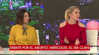 Debate por la despenalización del aborto: Vanina Biasi y Luis Durán