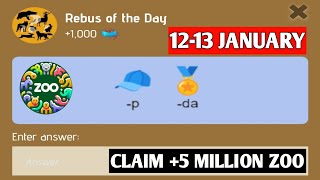 Rebus Of The Day Zoo 12 January | Zoo Rebus Of The Day | Riddle Of The Day Zoo 12 January