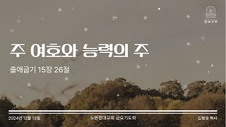 241213 금요기도회 | 주 여호와 능력의 주(출15:26) | 김형길목사