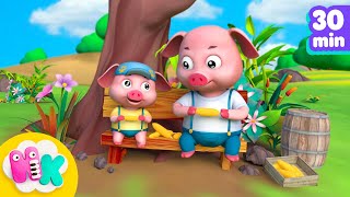 Oink Oink goes the little Pig song 🐷 Animal Songs for Kids | HeyKids Nursery Rhymes | Animaj Kids