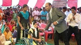 Girl in a Wheel Chair WALKED Miraculously - Ravi Abraham Miracles - Life changing Healing Testimony