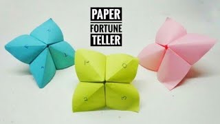 How To Make a Paper Fortune Teller | EASY Origami | Out Of Paper | DIY