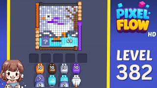 Pixel Flow Level 382 Solution Walkthrough