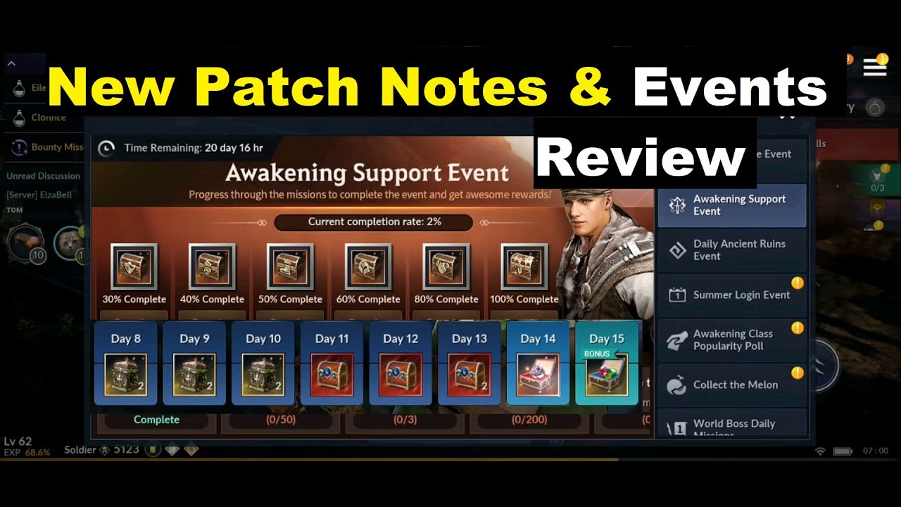 Black Desert Mobile New Update Patch Notes Events Review Youtube